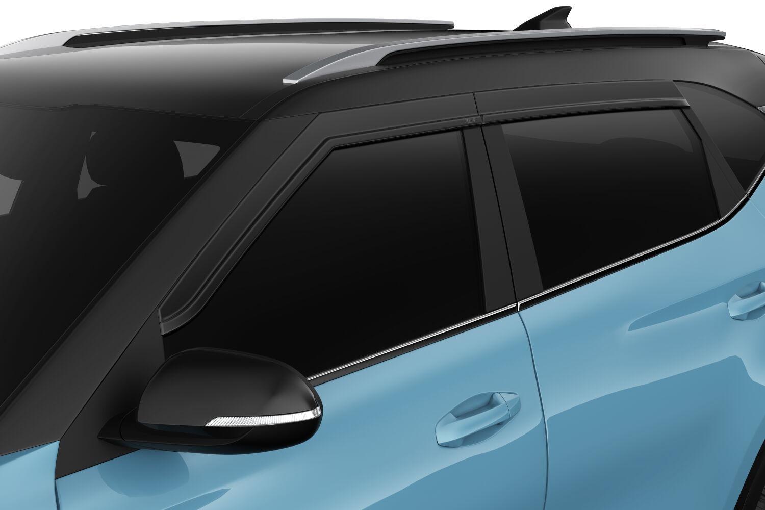 Husky Liners Low Profile Ventvisor Deflector; Smoke; Outside Mount; 4 Pc. (2023-2025 RZ450e) - 2854141