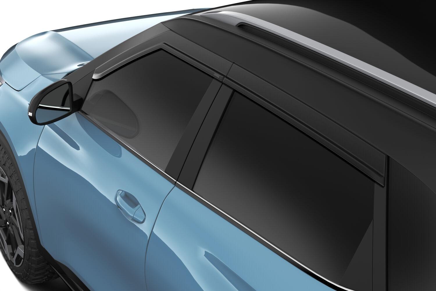 Husky Liners Low Profile Ventvisor Deflector; Smoke; Outside Mount; 4 Pc. (2021-2024 Seltos) - 2854134