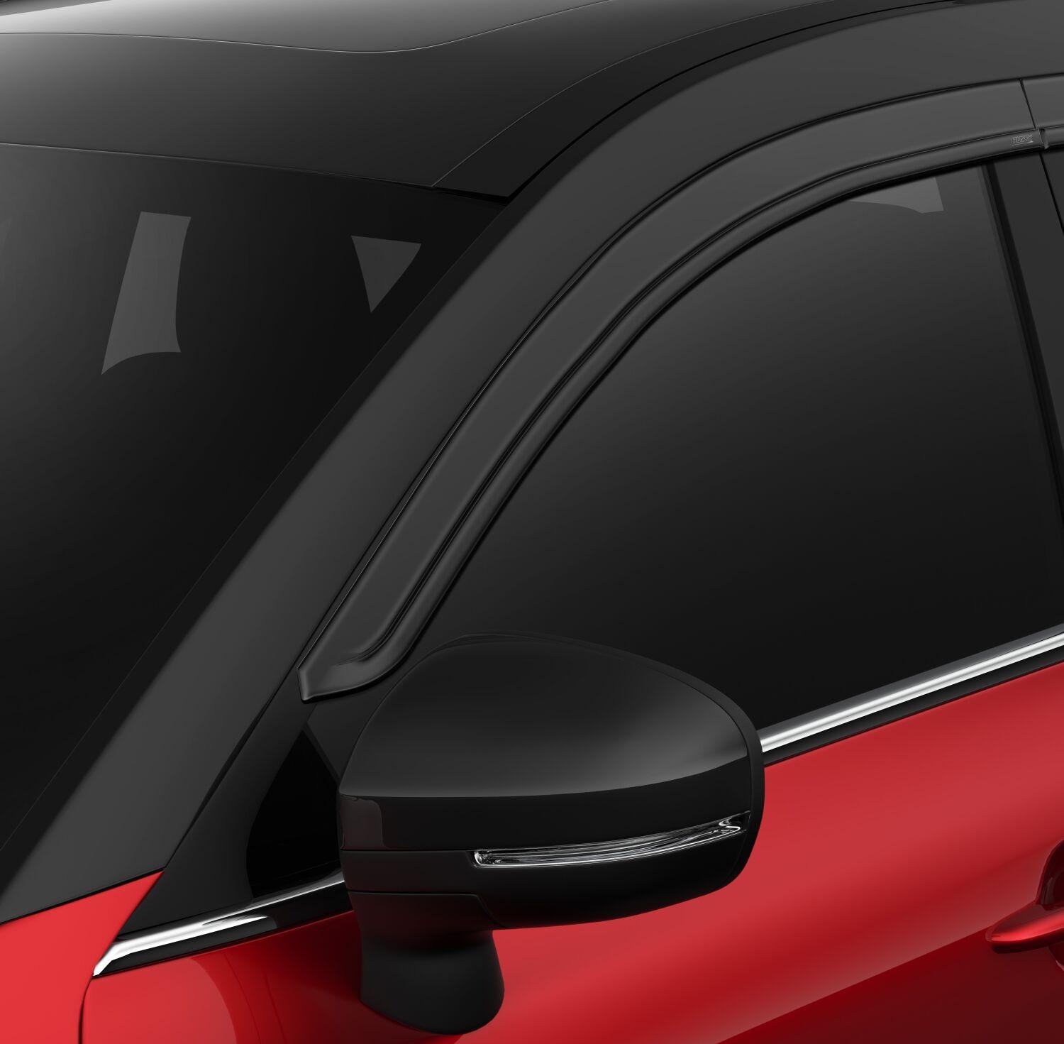 Husky Liners Low Profile Ventvisor Deflector; Smoke; Outside Mount; 2 Pc. (1999-2016 F-250 Super Duty) - 2852015