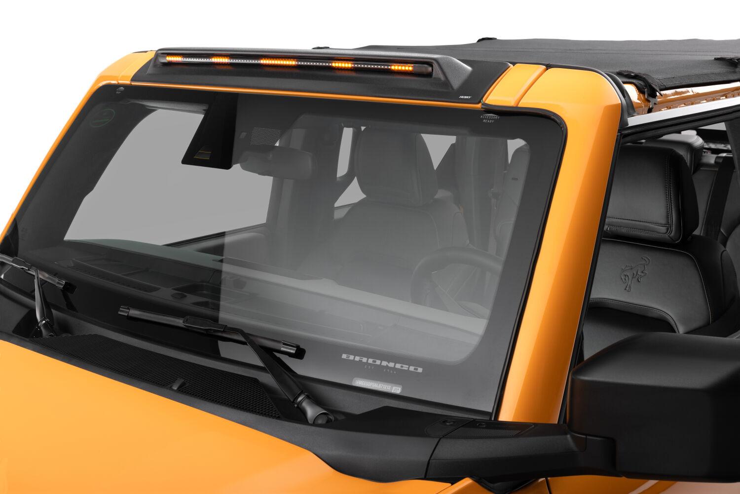 Husky Liners Aerocab Pro Marker Light With Continuous Led; Black (2021-2025 Bronco) - 2825183