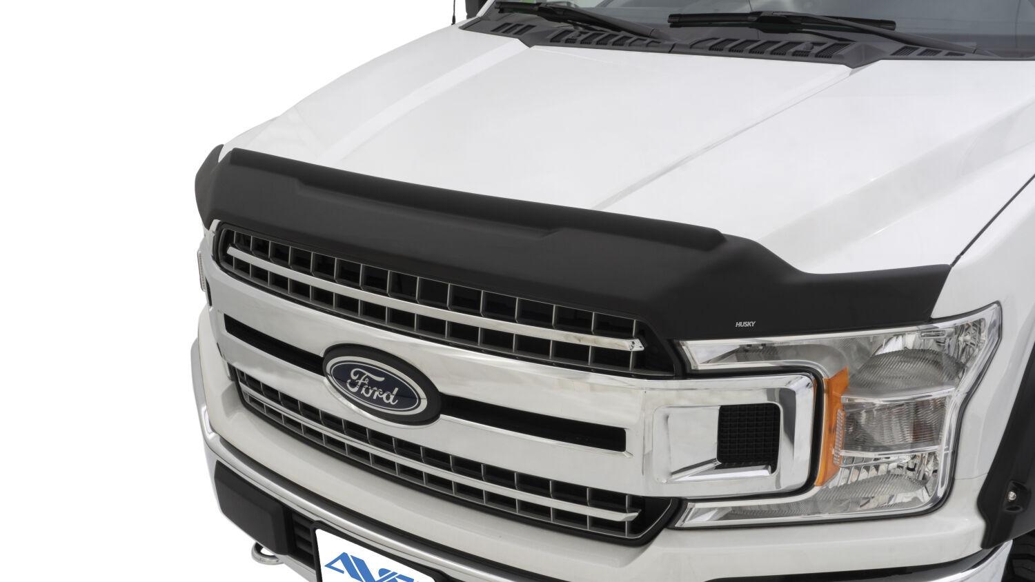 Husky Liners Aeroskin Ii Hood Protector; Matte Black Low Profile (2017-2022 F-150 Raptor) - 2830127