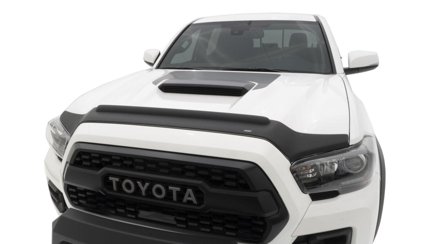 Husky Liners Aeroskin Ii Hood Protector; Matte Black Low Profile (2016-2024 TITAN XD) - 2830095