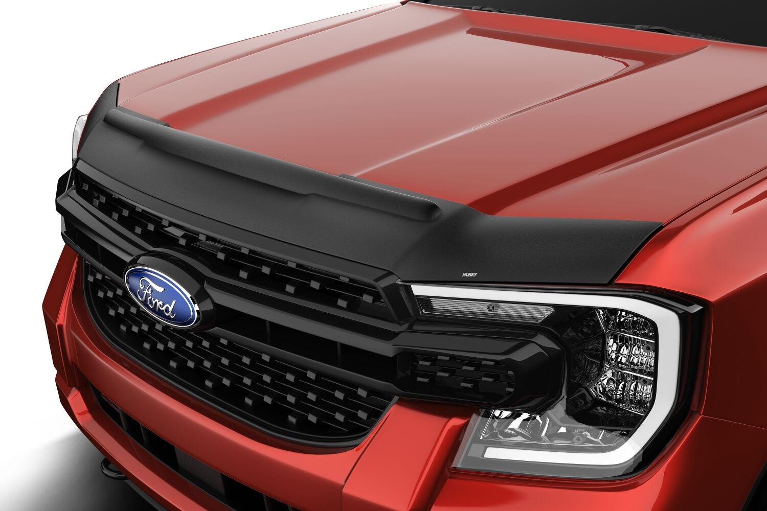 Husky Liners Aeroskin Ii Hood Protector; Matte Black Low Profile (2024-2025 Ranger) - 2830266