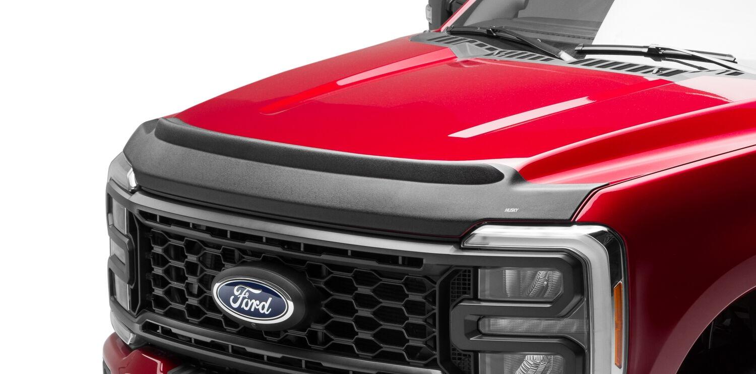 Husky Liners Aeroskin Ii Hood Protector; Matte Black Low Profile (2017-2022 F-250 Super Duty, F-350 Super Duty, F-450 Super Duty) - 2830135