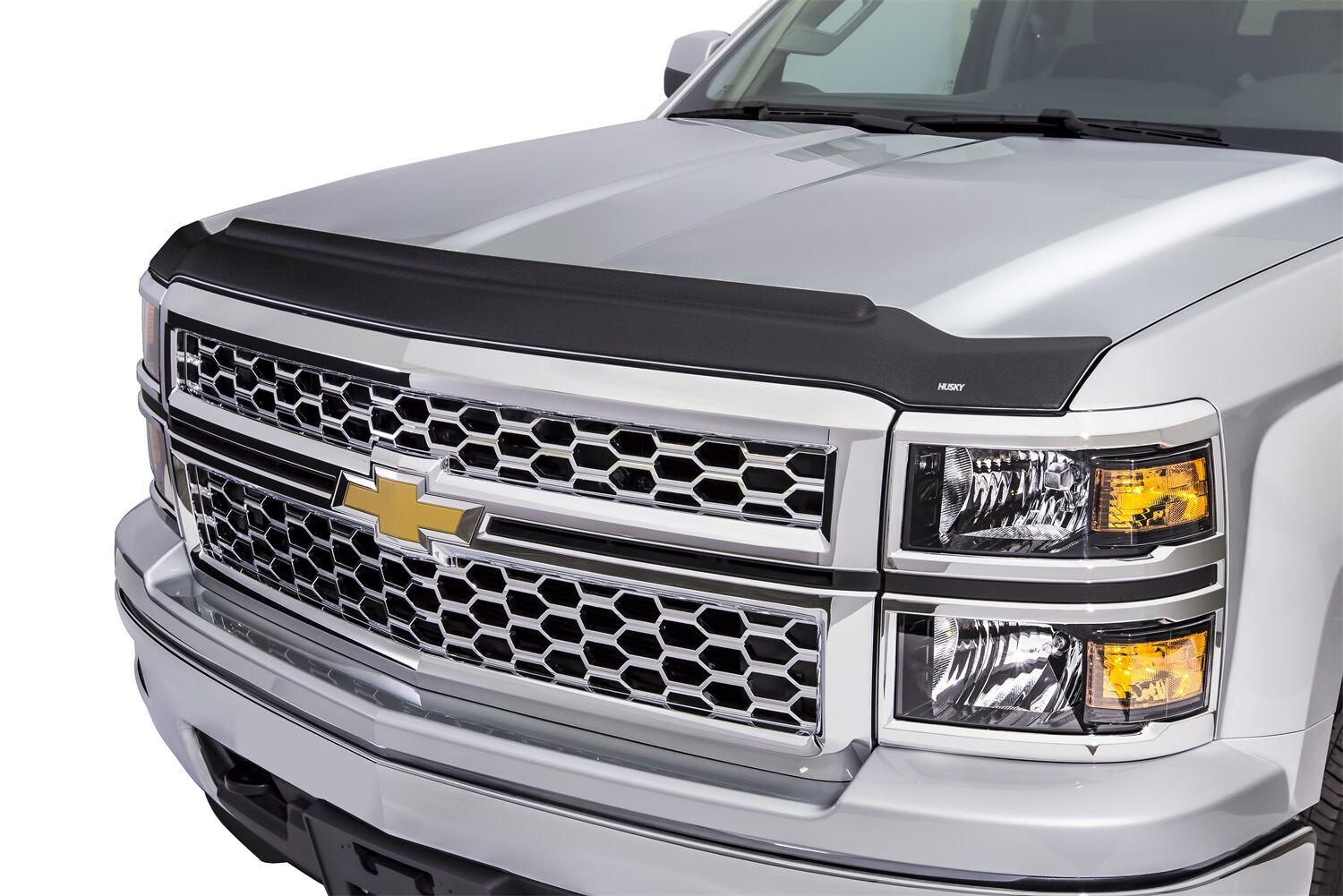 Husky Liners Aeroskin Ii Hood Protector; Matte Black Low Profile (2007-2010 Silverado 2500 HD, Silverado 3500 HD) - 2830005