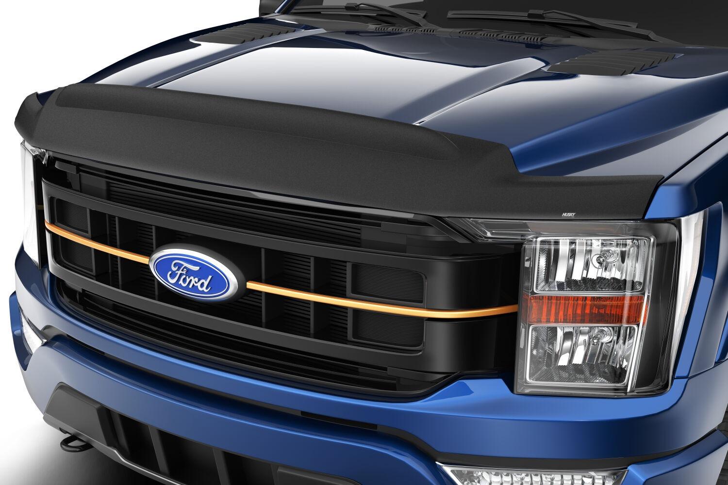 Husky Liners Aeroskin Ii Hood Protector; Matte Black Low Profile (2024-2026 F-150 King Ranch, F-150 Platinum, F-150 Tremor) - 2830229