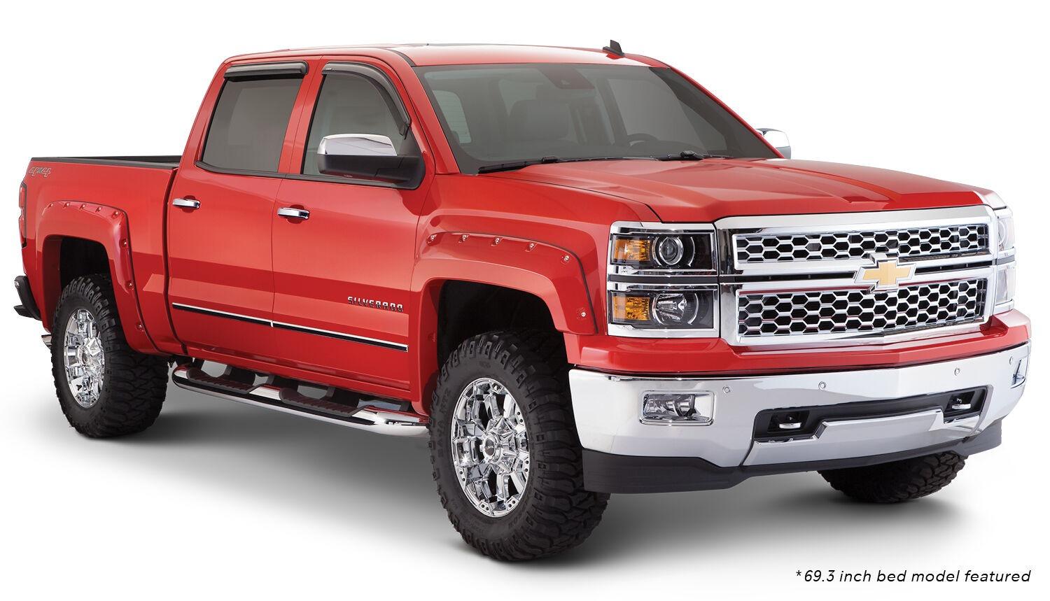 Husky Liners Fender Flares Pocket-Style 4pc Set (2014-2019 Chevrolet Fitment) - 2804957