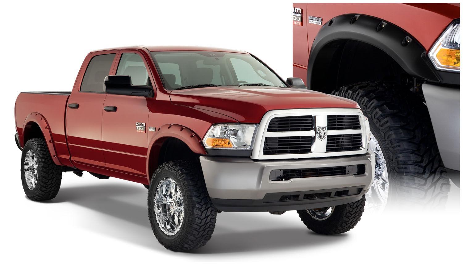 Husky Liners Fender Flares Pocket-Style 4pc Set (2010-2018 Ram 2500, Ram 3500, 2500, 3500) - 2805919