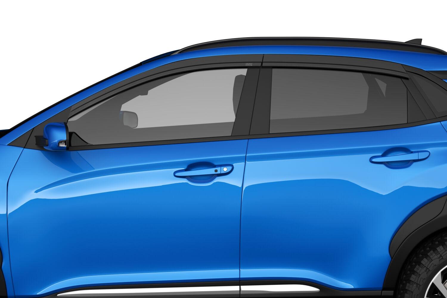 Husky Liners Low Profile Ventvisor Deflector; Smoke; Outside Mount; 4 Pc. (2020-2023 Kona) - 2854122