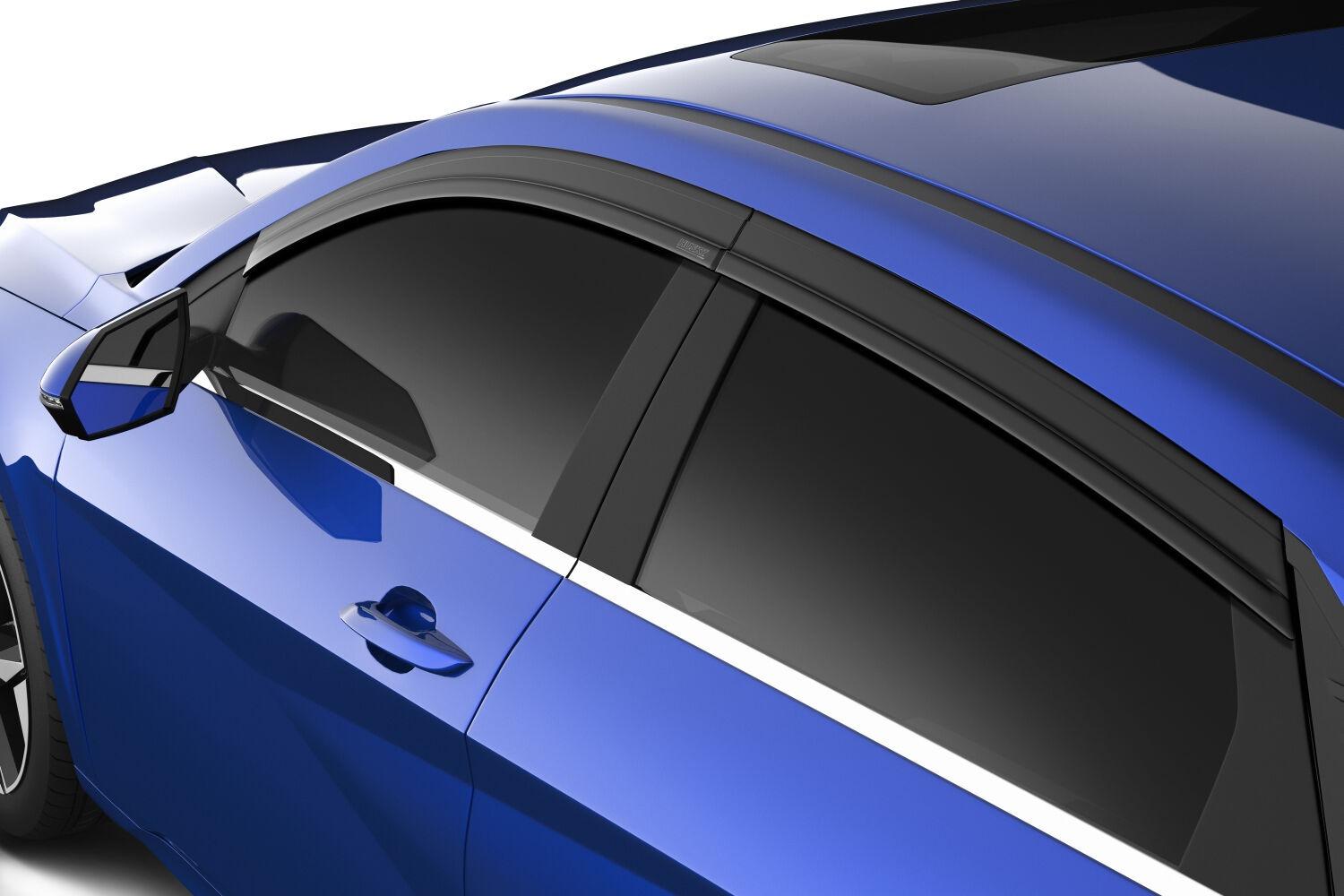 Husky Liners Low Profile Ventvisor Deflector; Smoke; Outside Mount; 4 Pc. (2021-2024 Elantra) - 2854118