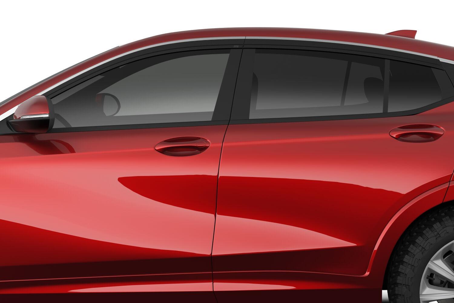 Husky Liners Low Profile Ventvisor Deflector; Smoke With Chrome Trim; Outside Mount; 4 Pc. (2024 Envista) - 2884064