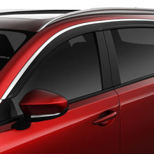 Husky Liners Low Profile Ventvisor Deflector; Smoke With Chrome Trim; Outside Mount; 4 Pc. (2024 CX-90) - 2884071