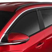 Husky Liners Low Profile Ventvisor Deflector; Smoke With Chrome Trim; Outside Mount; 4 Pc. (2022-2023 Tucson) - 2884068