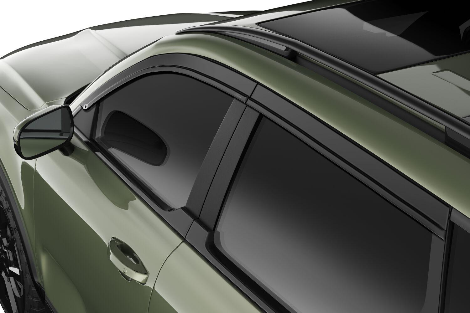 Husky Liners Low Profile Ventvisor Deflector; Smoke; Outside Mount; 4 Pc. (2024-2025 Forester) - 2854148