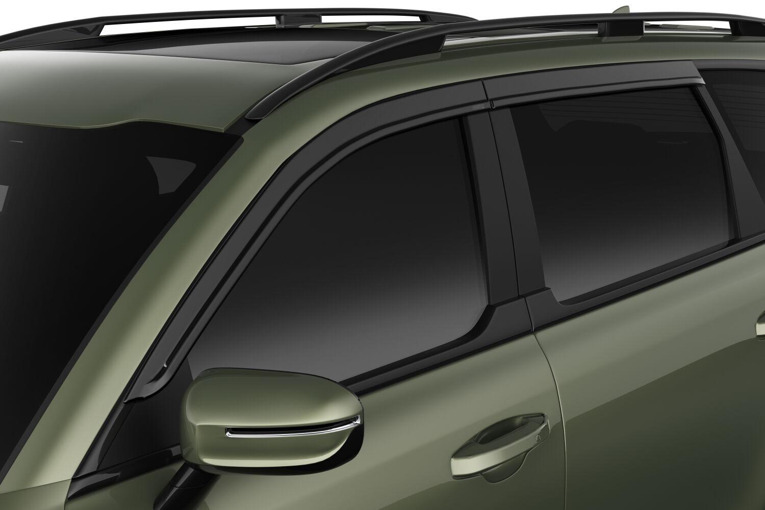 Husky Liners Low Profile Ventvisor Deflector; Smoke; Outside Mount; 4 Pc. (2024-2025 Forester) - 2854148