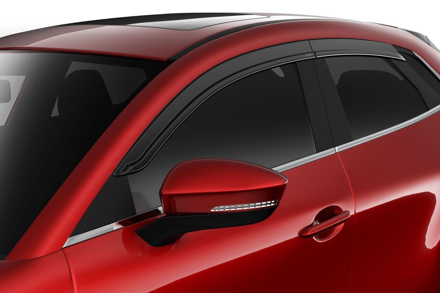 Husky Liners Low Profile Ventvisor Deflector; Smoke; Outside Mount; 4 Pc. (2020-2024 CX-30) - 2854128