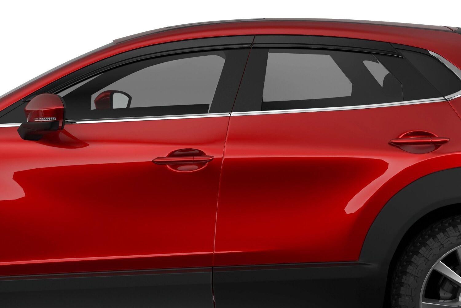 Husky Liners Low Profile Ventvisor Deflector; Smoke; Outside Mount; 4 Pc. (2020-2024 CX-30) - 2854128