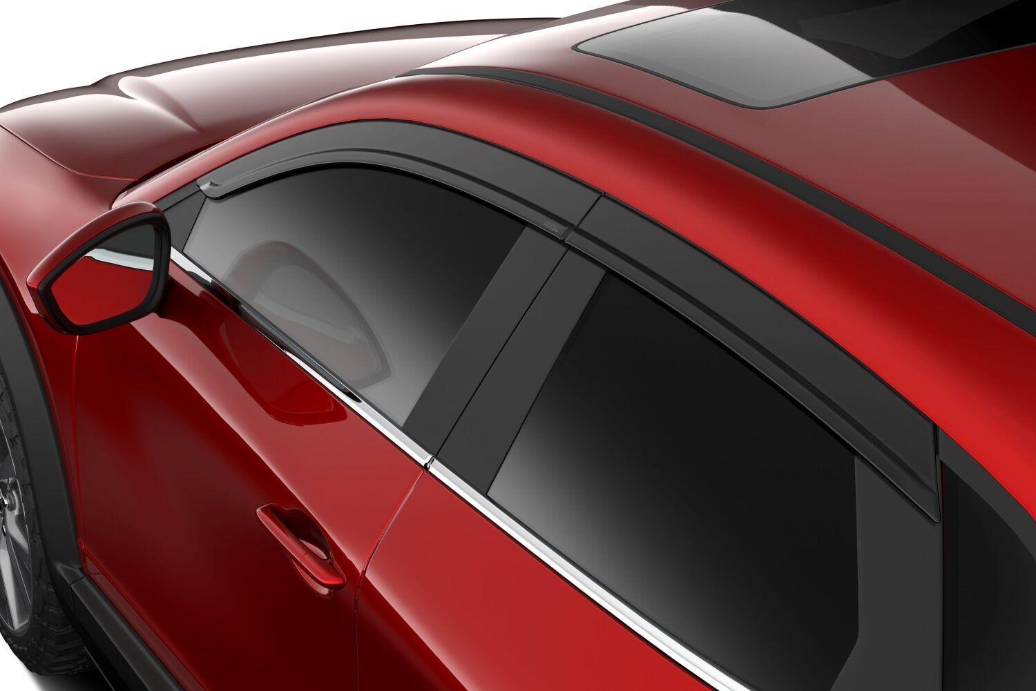 Husky Liners Low Profile Ventvisor Deflector; Smoke; Outside Mount; 4 Pc. (2024 Crosstrek) - 2854138
