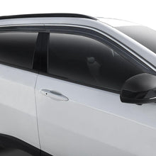 Husky Liners Low Profile Ventvisor Deflector; Smoke With Chrome Trim; Outside Mount; 4 Pc. (2006-2013 IS250, IS250 Base, IS350, IS350 Base) - 2884008