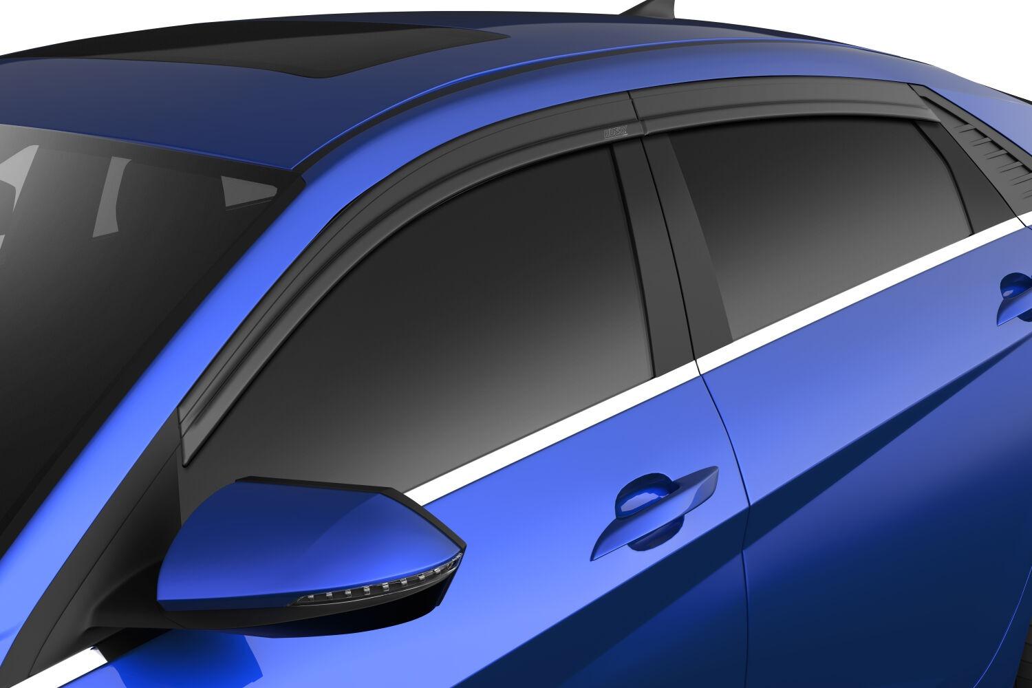 Husky Liners Low Profile Ventvisor Deflector; Smoke; Outside Mount; 4 Pc. (2021-2024 Elantra) - 2854118