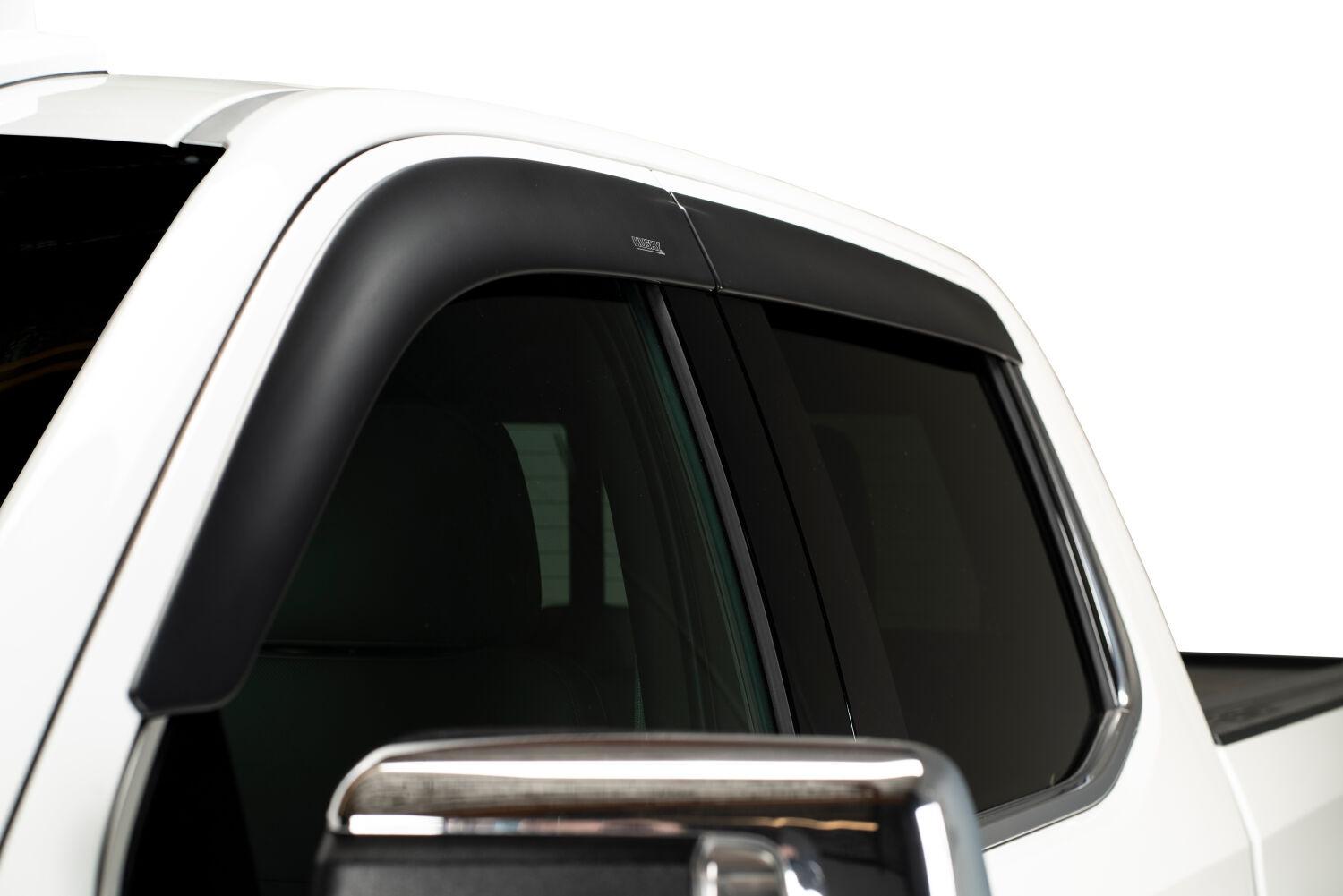 Husky Liners Low Profile Ventvisor Deflector; Matte Black; In-Channel Mount; 4 Pc. (2009-2024 Ram 1500, Ram 2500, Ram 3500, 1500, 1500 Classic, 2500, 3500) - 2867004