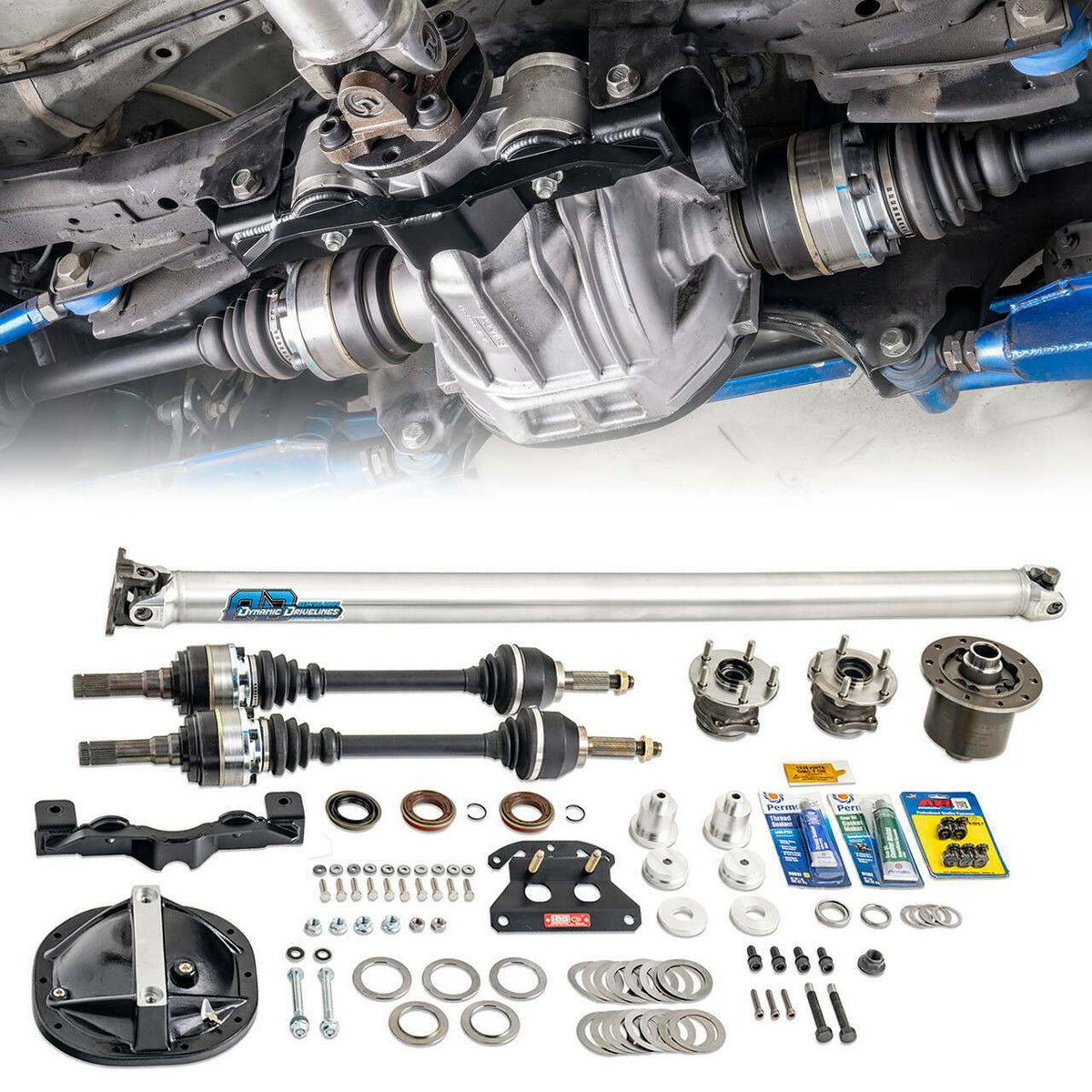 IAG Performance Ford 8.8" Rear End Swap Kit - 5x100 Hub Spacing - IAG Spool Differential (Track Only) (2015-2021 STI) - IAG-DRV-1050