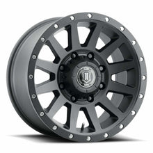 Icon ALLOYS COMPRESSION HD SAT BLK  - 18 X 9 / 8 X 170 / 6 MM / 5.25" BS (1999-2022 Excursion, F-250 Super Duty, F-350 Super Duty) - 2018908152SB