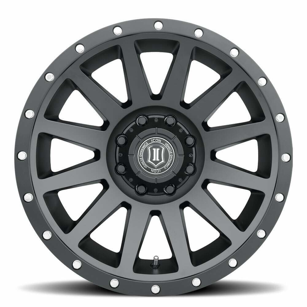 Icon ALLOYS COMPRESSION SAT BLK  - 20 X 10 / 8 X 180 / -19 MM / 4.75" BS - 2020108947SB