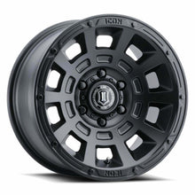 Icon ALLOYS THRUST SAT BLK - 17 X 8.5 / 5 X 4.5 /  0 MM / 4.75" BS (1986-2007 Cherokee, Comanche, Grand Cherokee, Liberty, Wrangler) - 2817856547SB