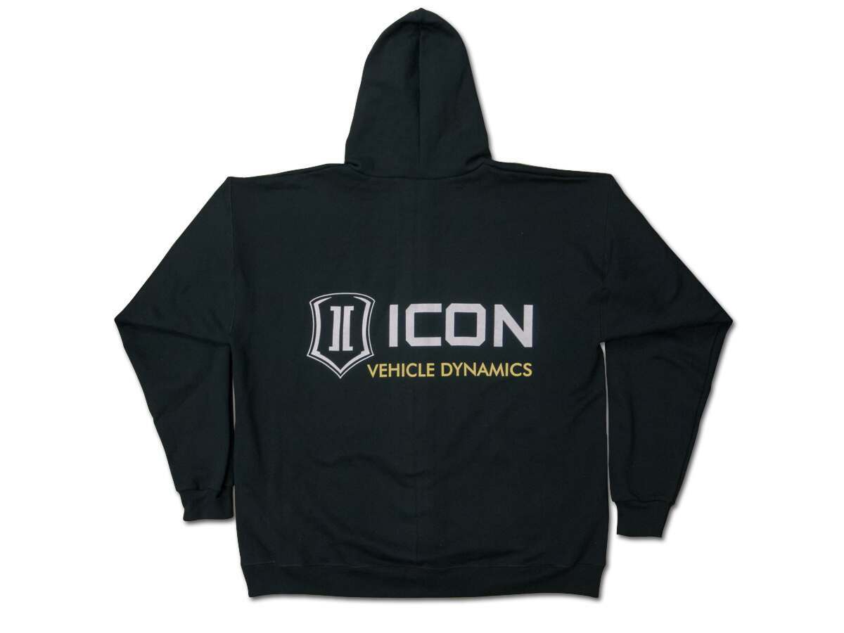 Icon STANDARD HOODY BLACK - LARGE - ICON-HOODY-STD-BLK-L