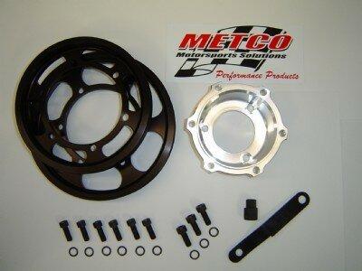 Metco Motorsports Crank Pulley Kit - 1 Pulley Ring  (1999-04 Lightning/Harley Davidson) - ICP9903-1