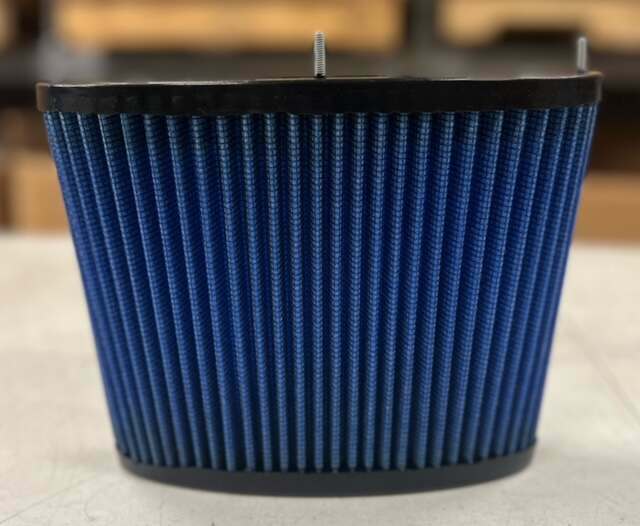PMAS F-120E 120mm 7″ Elliptical Non Oiled Replacement Air Filter for Truck intakes - F-120E