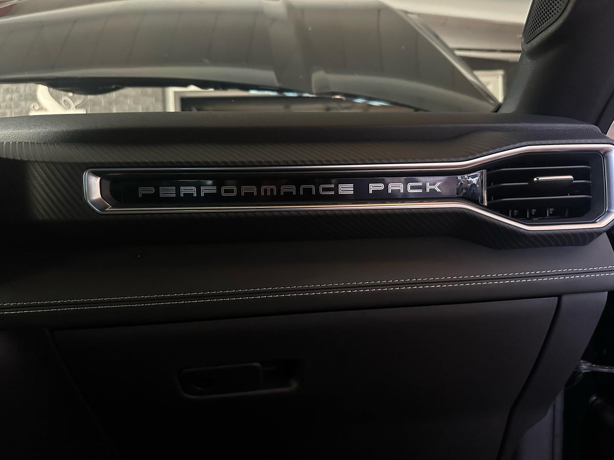 Anchor Room Large Aluminum Dash Plate [S7] Performance Pack - (2024-2026 Mustang) - 24FM_LDP_S7