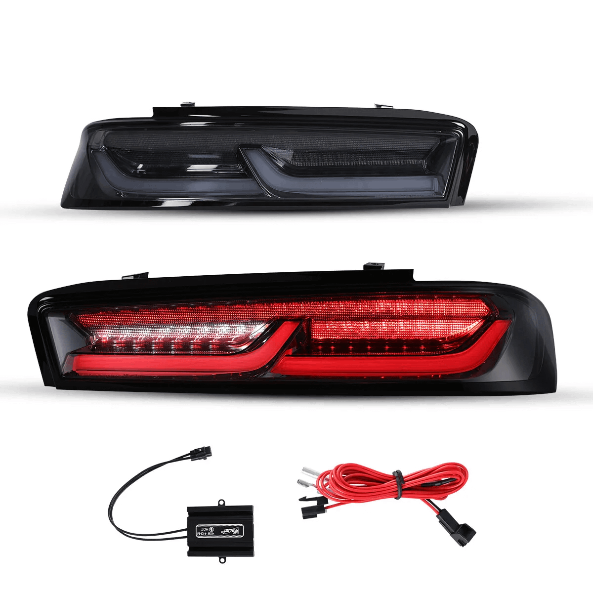 Winjet Renegade Series Led Tail Lights (2016-2018 Camaro) - CTRNG0710-JR-CS