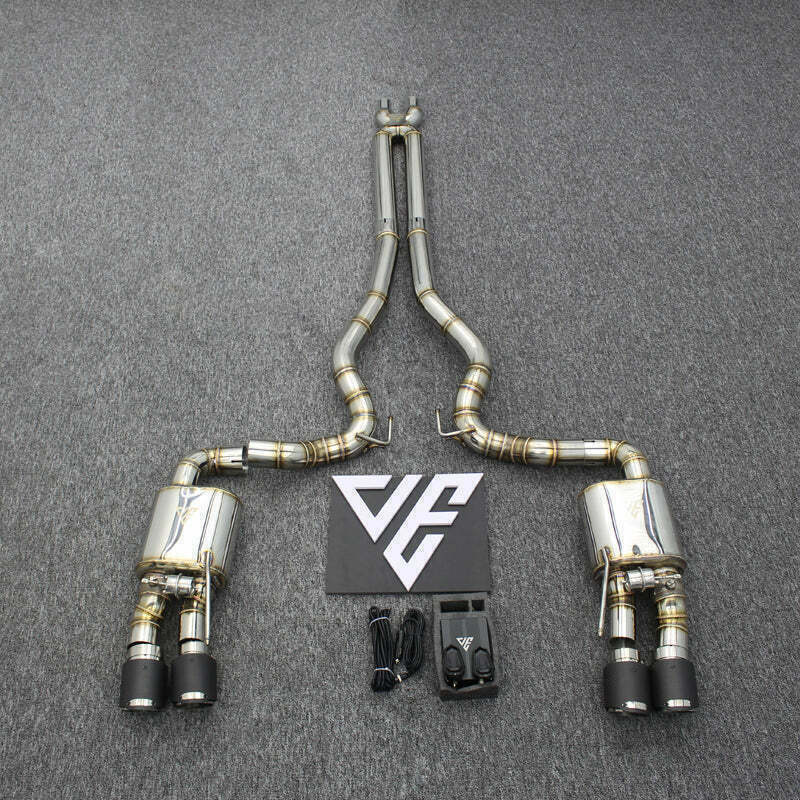Valved Exhausts Valved Catback Exhaust System - Stainless Steel (2015-2022 Mustang GT) - MUSTS550SS