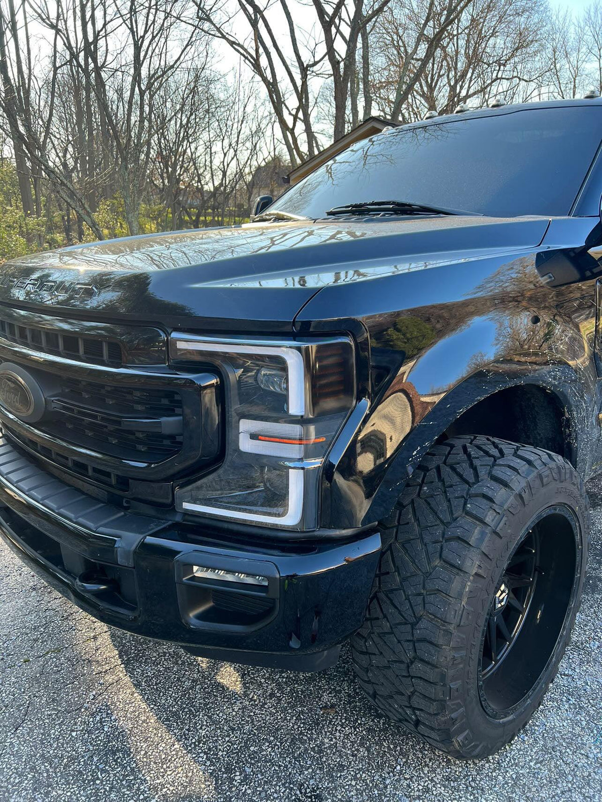 Anchor Room Headlight Amber Corner Tint - (2017-2022 Superduty) - 17F2_HAC_T