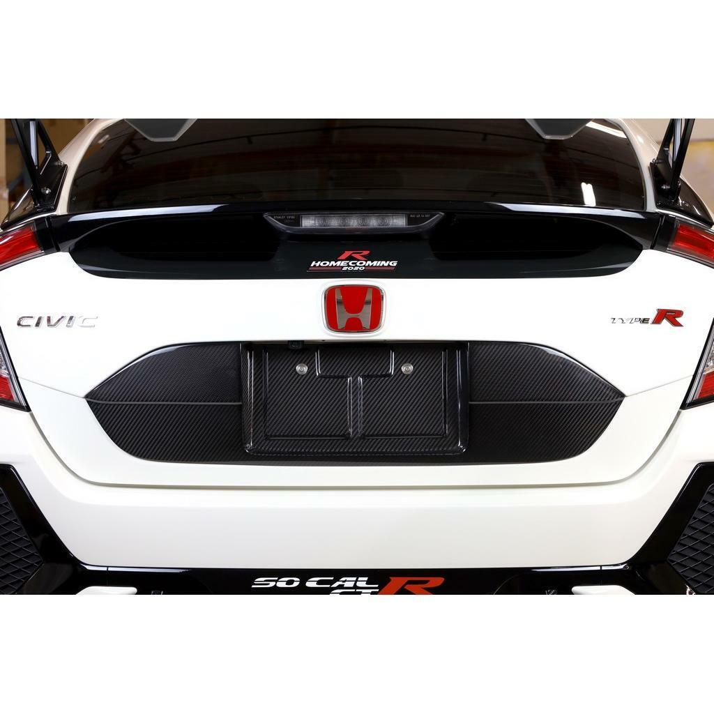APR Carbon License Plate Backing (2017+ Honda Civic Type R) - CBX-CTRLIC