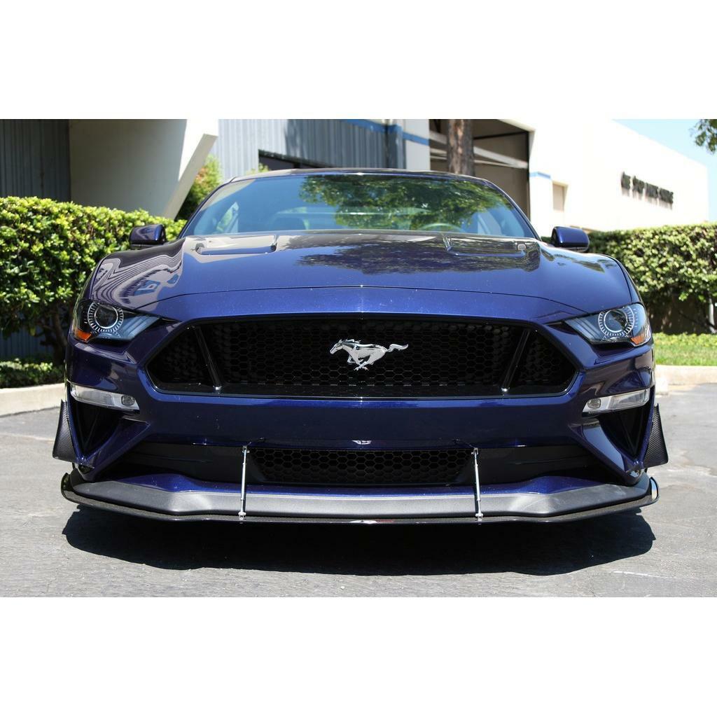 APR Carbon Fiber Front Bumper Canards (2018-up Mustang) - AB-201810