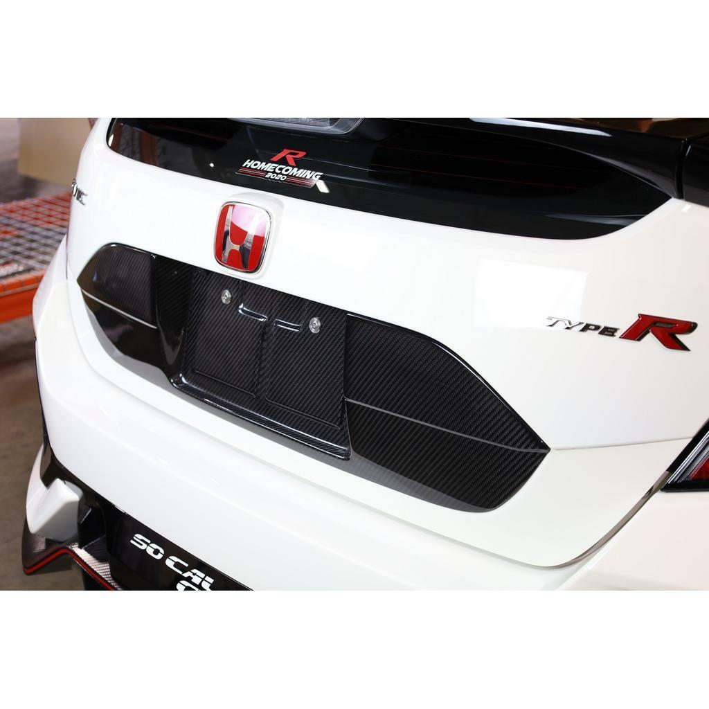 APR Carbon License Plate Backing (2017+ Honda Civic Type R) - CBX-CTRLIC
