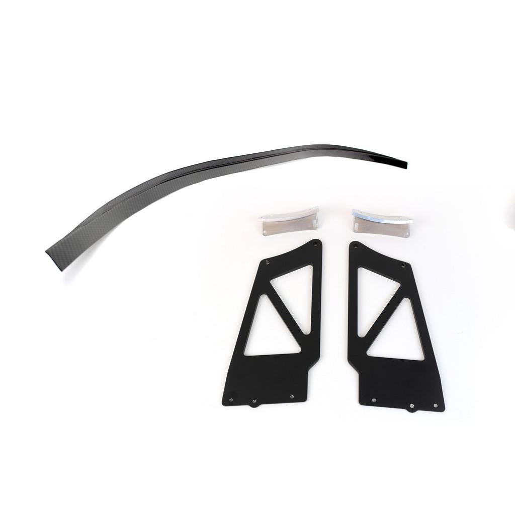 APR Porsche Cayman GT4 Wing Extension Kit W/Carbon Gurney Flap - AA-545052