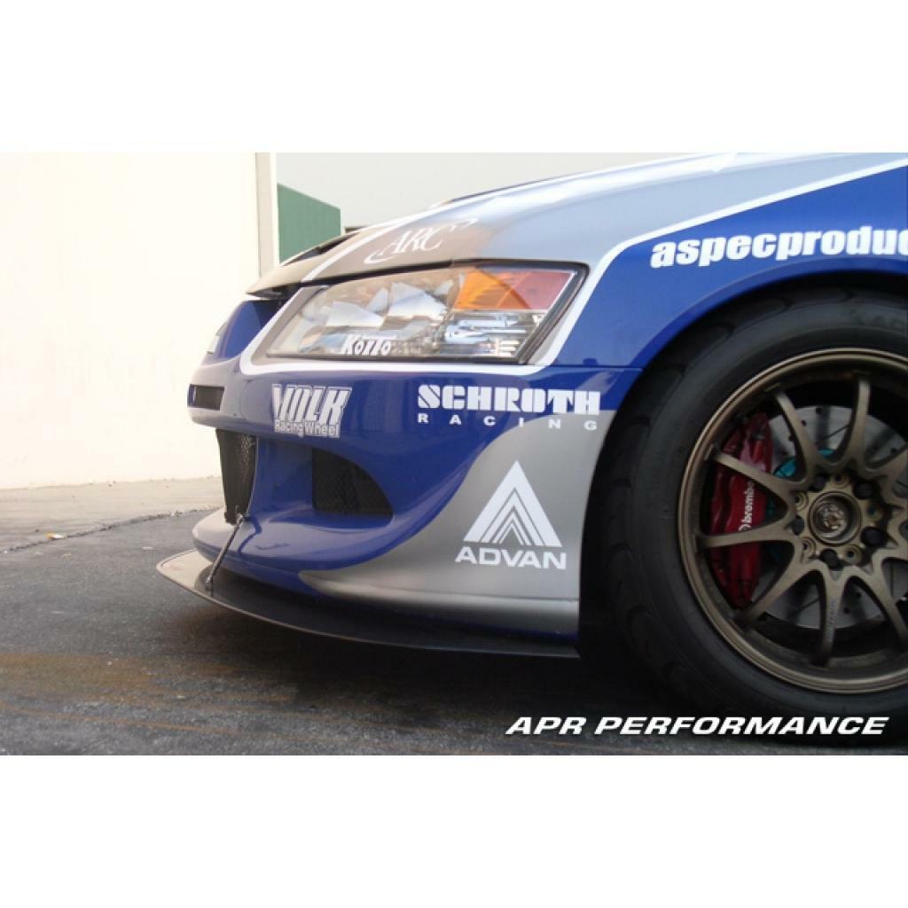 APR Carbon Fiber Wind Splitter With Rods (2003-2005 EVO 8) - CW-483008