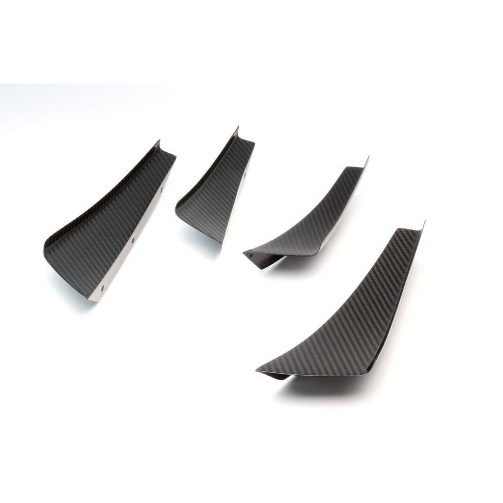 APR Carbon Fiber Front Bumper Canards (2017-up Type R) - AB-917002