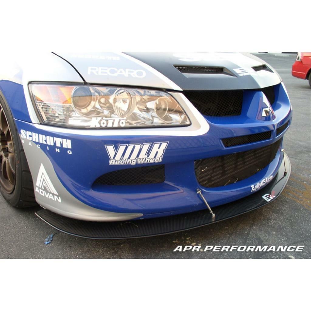 APR Carbon Fiber Wind Splitter With Rods (2003-2005 EVO 8) - CW-483008