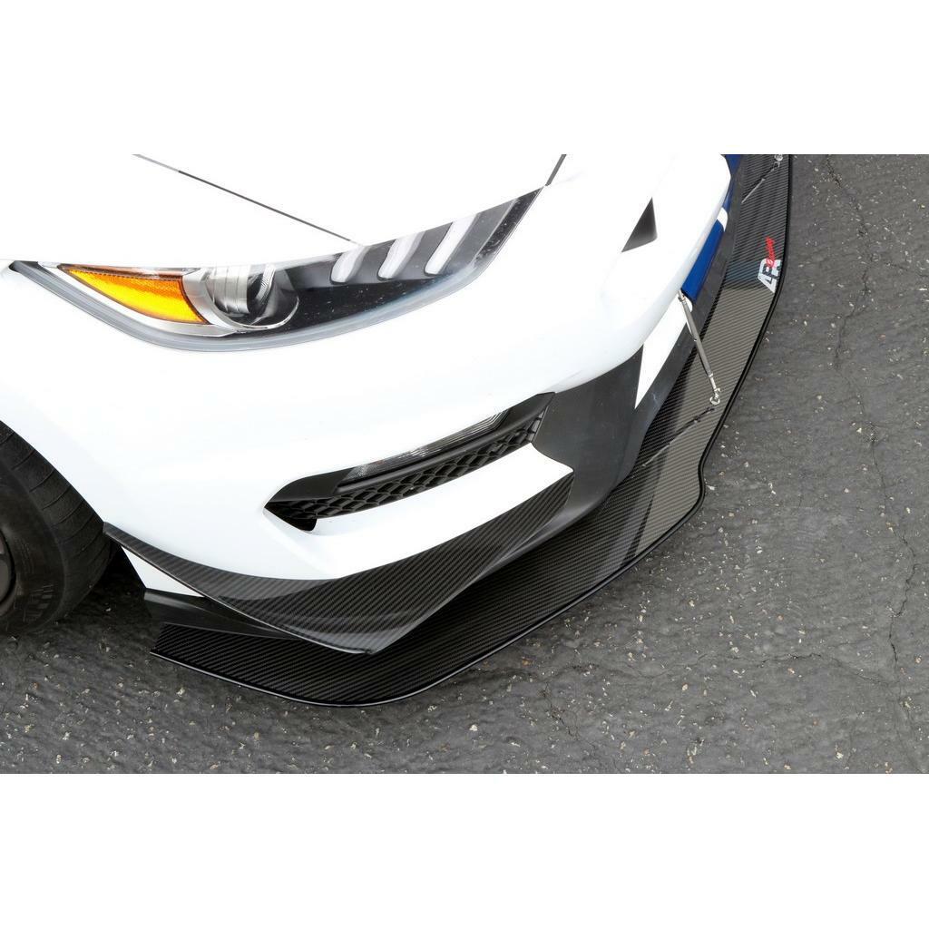 APR Carbon Fiber Front Bumper Canards (2016-2019 Mustang Shelby GT350) - AB-203518