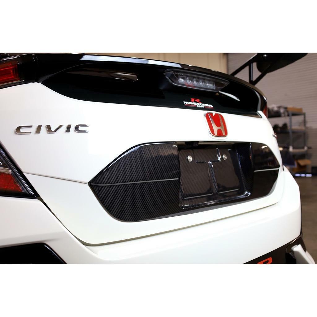 APR Carbon License Plate Backing (2017+ Honda Civic Type R) - CBX-CTRLIC