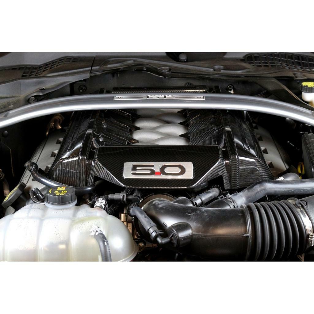APR Carbon Fiber Engine Cover 5.0 (2015-2017 Mustang) - CBE-MUGENG15