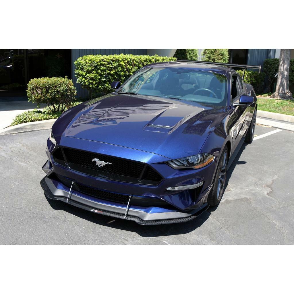 APR Carbon Fiber Front Bumper Canards (2018-up Mustang) - AB-201810