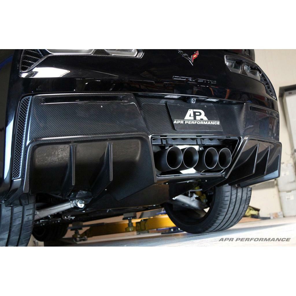 APR Carbon Fiber Rear Diffuser Without Under Tray (2014-2019 Corvette) - AB-277029