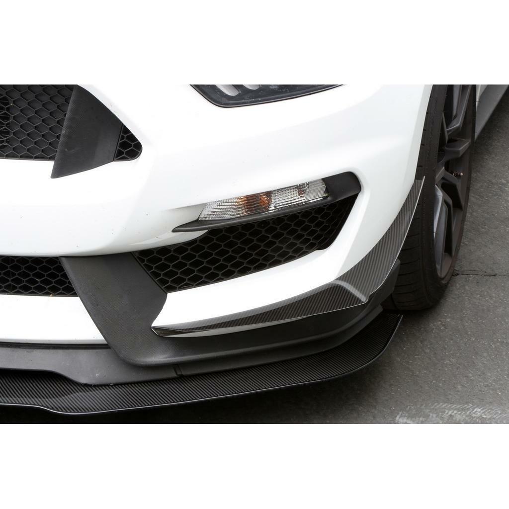 APR Carbon Fiber Front Bumper Canards (2016-2019 Mustang Shelby GT350) - AB-203518