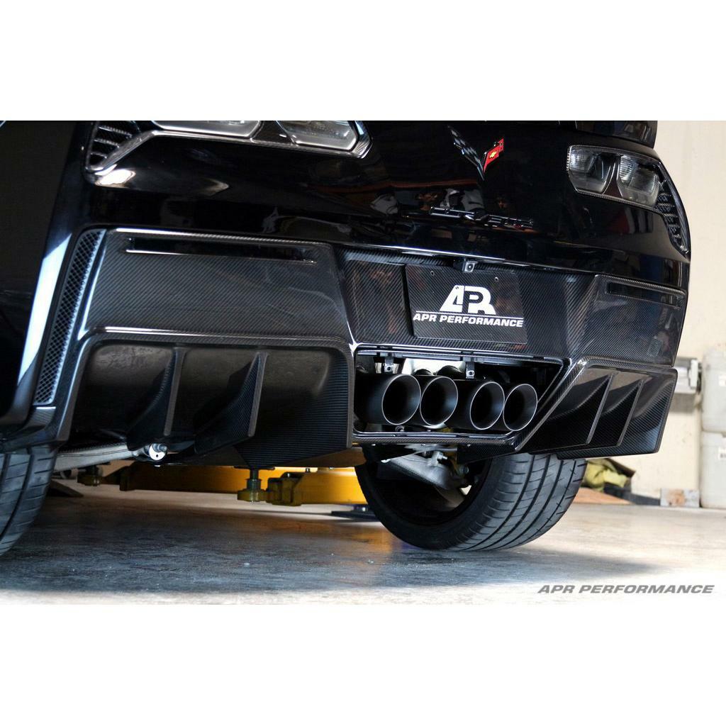 APR Carbon Fiber Rear Diffuser With Undertray (2014-2019 Corvette) - AB-277030